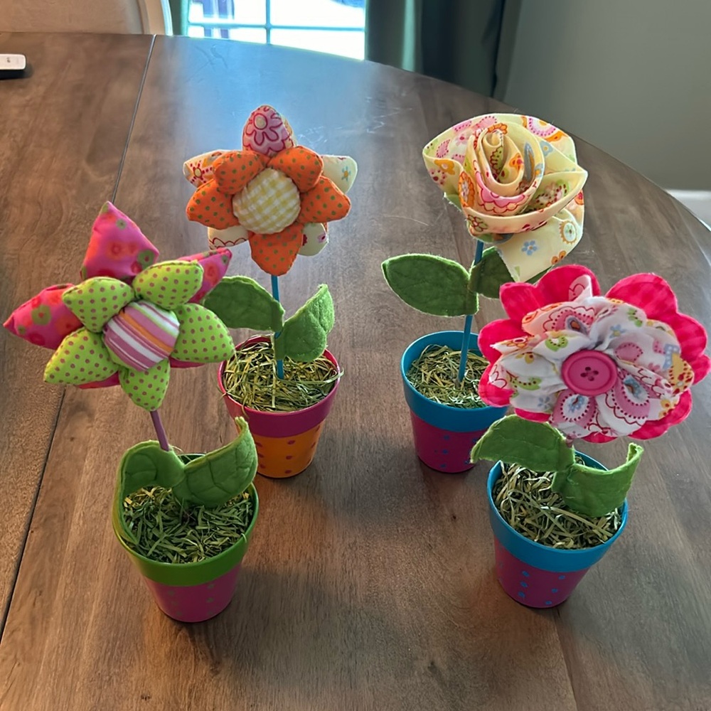 Whimsical flower pots